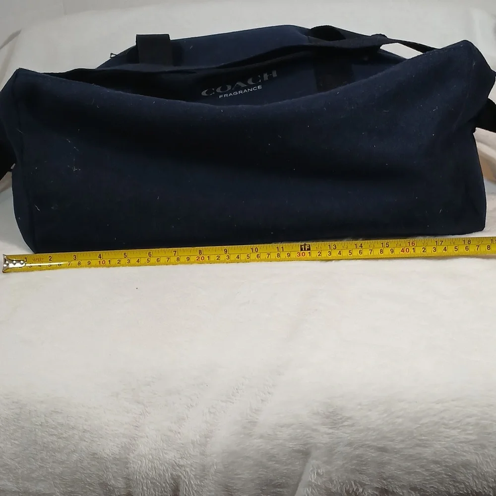 Coach Fragrance Weekender Navy Duffel Bag Unisex